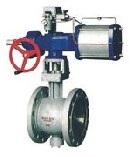 氣動(dòng)偏心半球閥 氣動(dòng)偏心半球閥