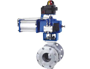 氣動O型切斷球閥 氣動O型切斷球閥