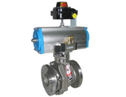 氣動(dòng)雙作用法蘭球閥 氣動(dòng)雙作用法蘭球閥