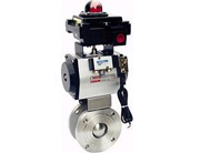 氣動(dòng)對(duì)夾超薄型球閥 氣動(dòng)對(duì)夾超薄型球閥