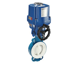 防爆電動襯氟蝶閥 防爆電動襯氟蝶閥