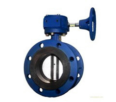 蝸輪法蘭式軟密封蝶閥 蝸輪法蘭式軟密封蝶閥