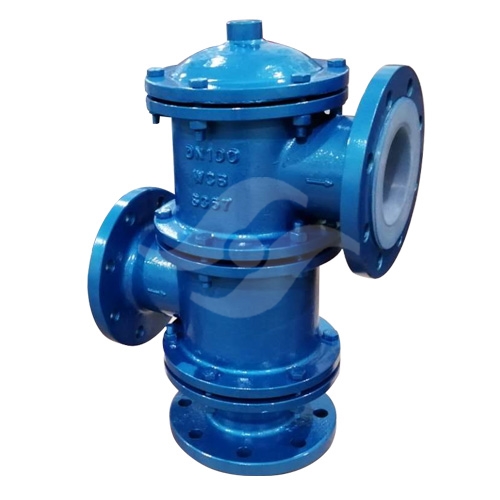 襯四氟帶雙接管阻火呼吸閥 襯四氟帶雙接管阻火呼吸閥