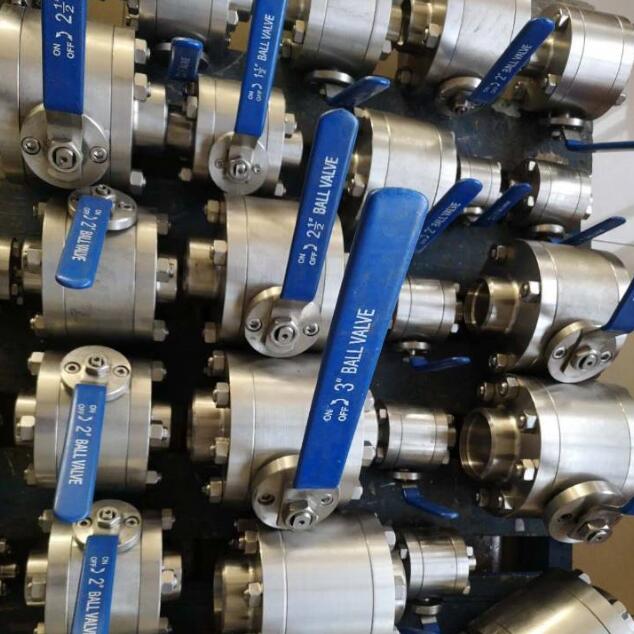 三片式鍛鋼手動球閥 三片式鍛鋼手動球閥