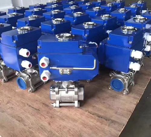 電動三片式不銹鋼球閥 電動三片式不銹鋼球閥