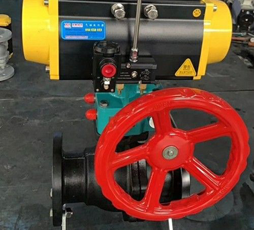 氣動(dòng)帶手動(dòng)球閥 氣動(dòng)帶手動(dòng)球閥