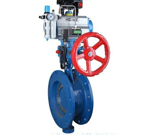 氣動(dòng)帶手動(dòng)蝶閥 氣動(dòng)帶手動(dòng)蝶閥