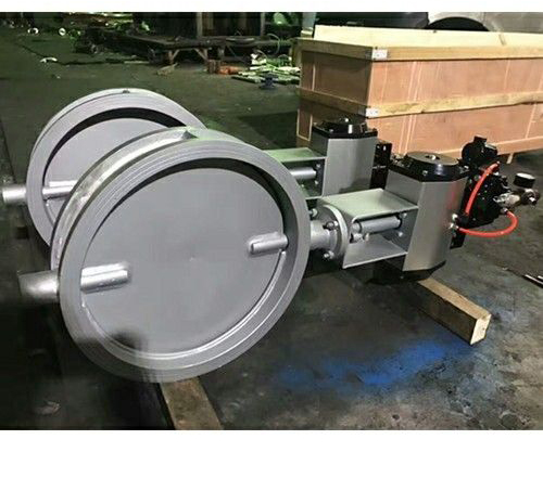 氣動(dòng)對(duì)夾式通風(fēng)蝶閥 氣動(dòng)對(duì)夾式通風(fēng)蝶閥