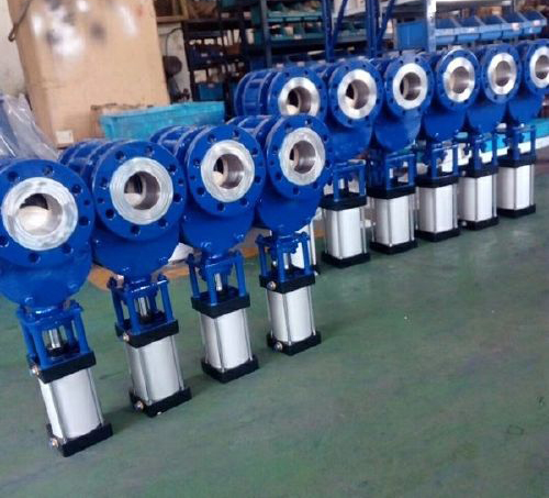 氣動干灰閘閥 氣動干灰閘閥