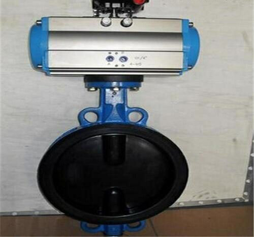 對(duì)夾式氣動(dòng)全襯膠蝶閥 對(duì)夾式氣動(dòng)全襯膠蝶閥