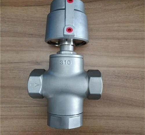 法蘭氣動三通角座閥 法蘭氣動三通角座閥