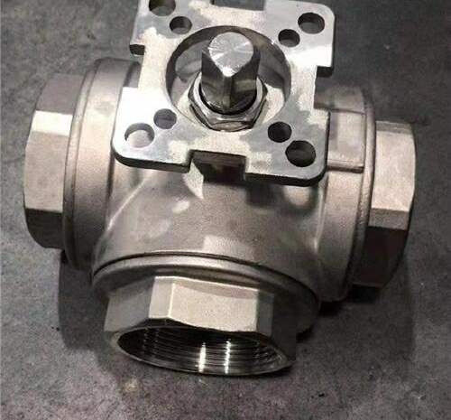 不銹鋼高平臺三通球閥 不銹鋼高平臺三通球閥