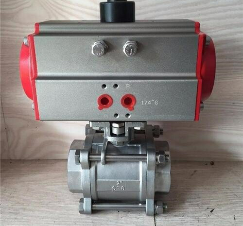 氣動三片式球閥 氣動三片式球閥