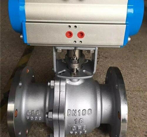 氣動(dòng)法蘭球閥 氣動(dòng)法蘭球閥