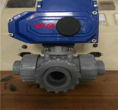 電動UPVC三通球閥 電動UPVC三通球閥