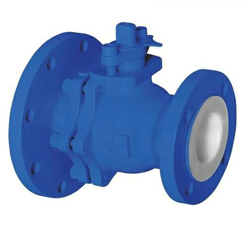 襯氟斜口放料球閥 襯氟斜口放料球閥