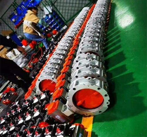 雙法蘭粉塵蝶閥 雙法蘭粉塵蝶閥