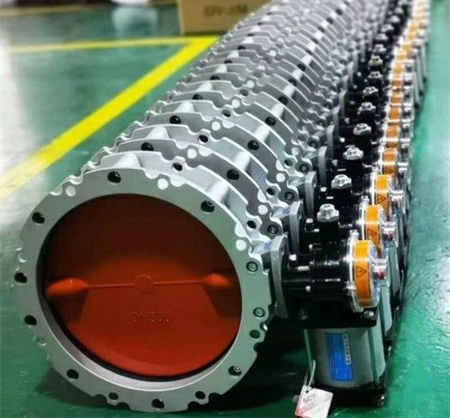 防爆氣動粉塵蝶閥 防爆氣動粉塵蝶閥