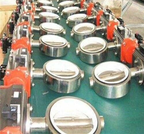 氣動硅膠密封衛生級蝶閥 氣動硅膠密封衛生級蝶閥