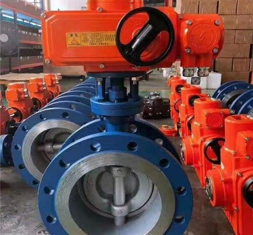 氣動帶手動蝶閥 氣動帶手動蝶閥