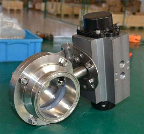 氣動外螺紋衛生級蝶閥 氣動外螺紋衛生級蝶閥