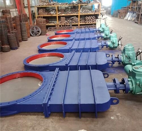 大口徑電動暗杠刀閘閥 大口徑電動暗杠刀閘閥