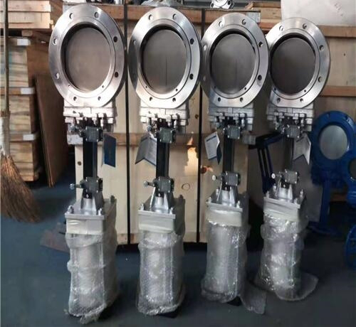 氣動帶手動刀閘閥 氣動帶手動刀閘閥