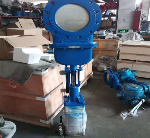 氣動暗桿刀閘閥 氣動暗桿刀閘閥