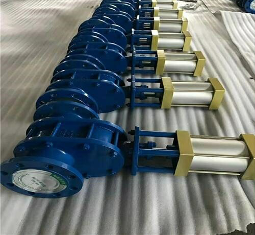 氣動雙金屬出料閥 氣動雙金屬出料閥