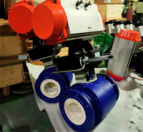 氣動陶瓷V型球閥 氣動陶瓷V型球閥