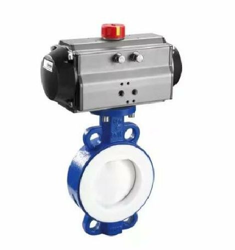 氣動蝶閥_氣動對夾襯氟蝶閥 氣動蝶閥_氣動對夾襯氟蝶閥